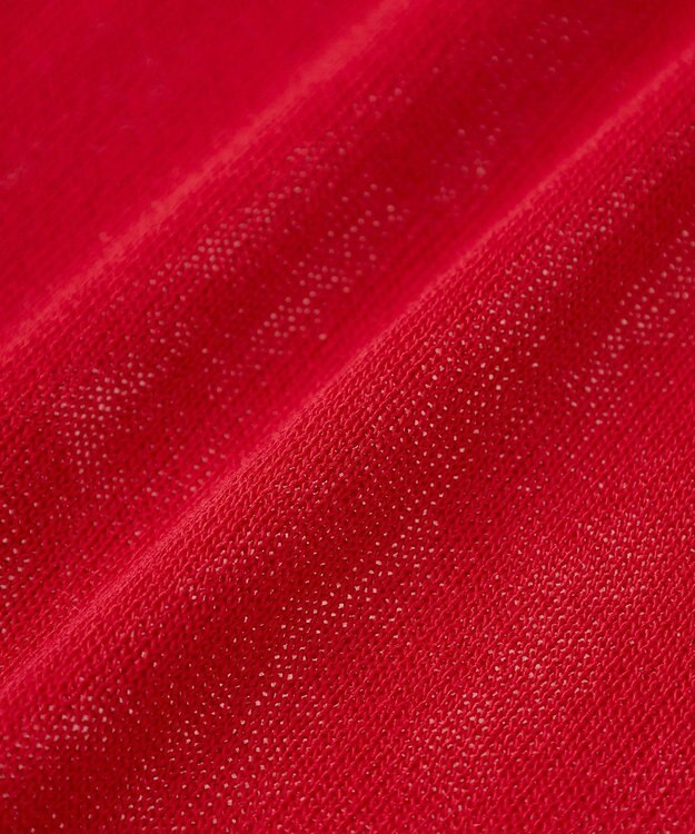 Green Parks 接触冷感七分袖カーディガン Red