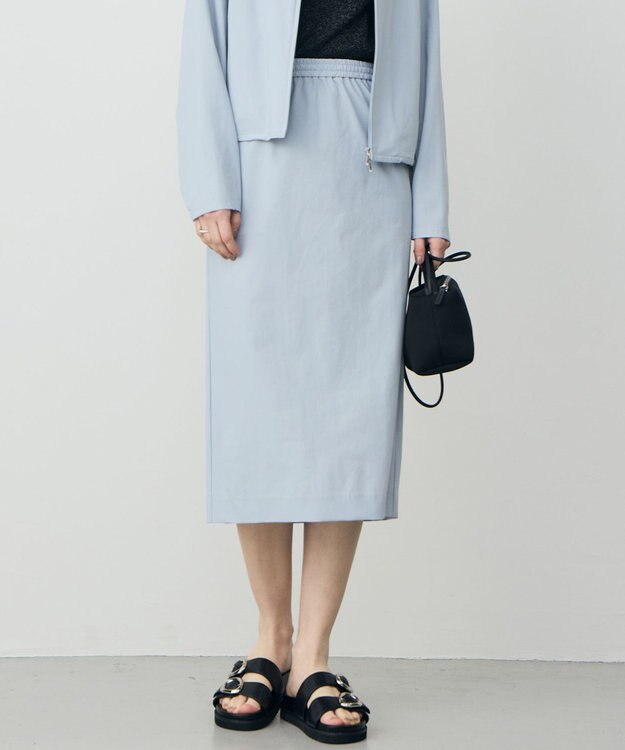 ICB L 【先行予約】 アトラストリコット ナロースカート サックスグレー