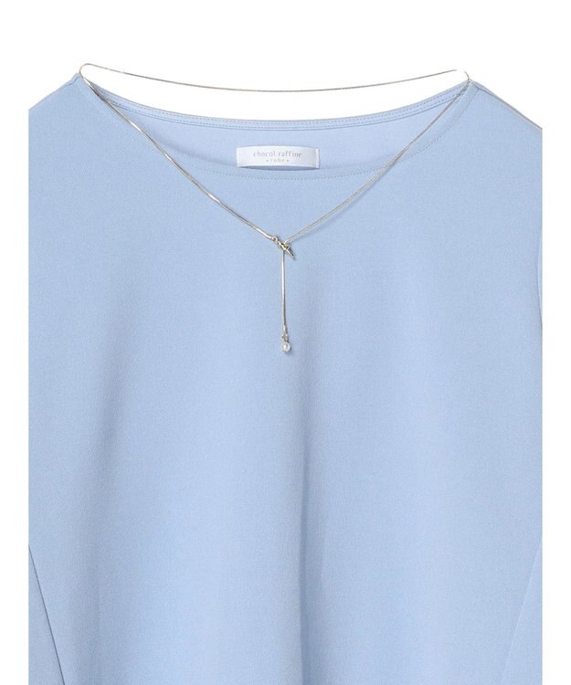 Green Parks ＳＥＴ２点　ネックレス＋プルオーバー Sax