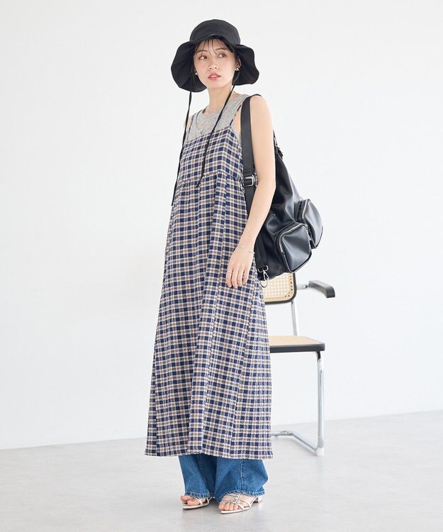 earth music&ecology 【ＵVカット】タックハット Black