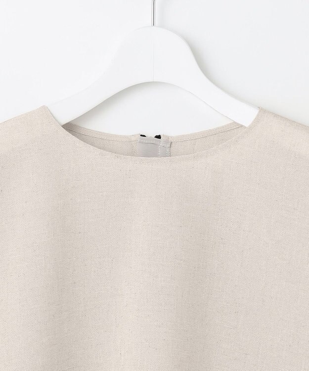 自由区 L 【カタログ掲載・洗える】ラスティックメッシュドルマンスリーブ Tブラウス フラックス