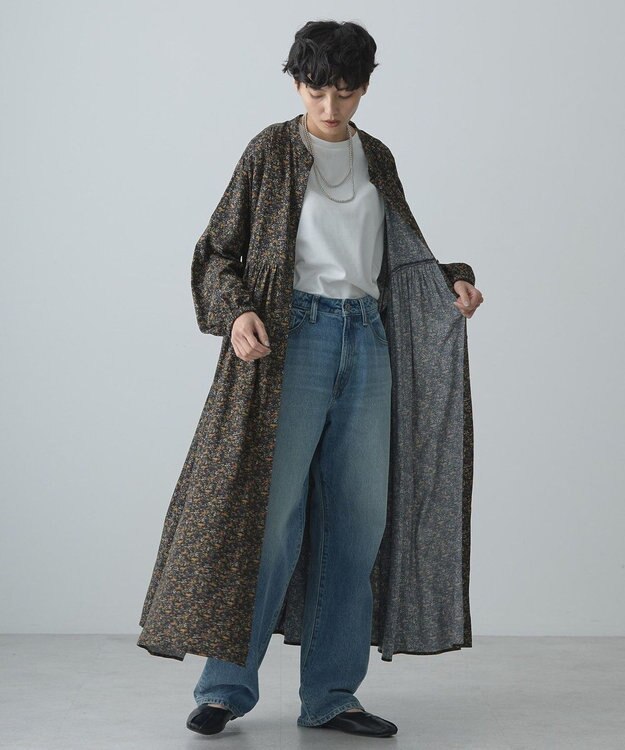 AMERICAN HOLIC エコベロアソートギャザーワンピース Flower