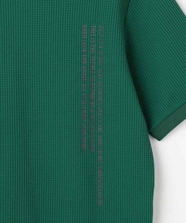 PW CIRCULUS 【MEN】ワッフルポロ 2026年モデル ゴルフ グリーン系