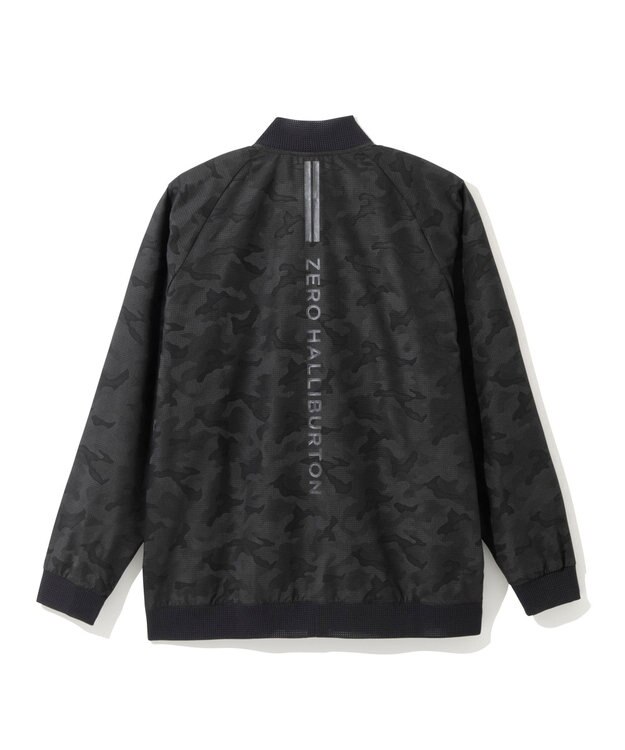 ZERO HALLIBURTON クールドッツ カモフラージュ ブルゾン ZHG-A4S10A 82822 ゴルフウェア ブラック