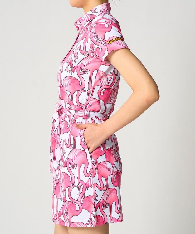 FILA GOLF／marie claire 【Loudmouth】柄ワンピース Pink Panic