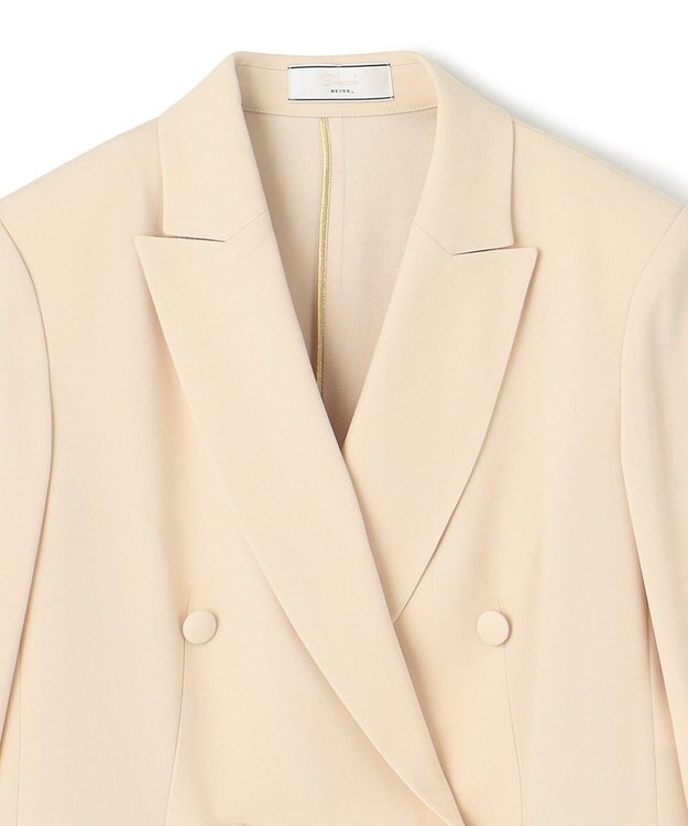 BEIGE， 【洗える】CINDY / ダブルブレストジャケット Sheer Orange