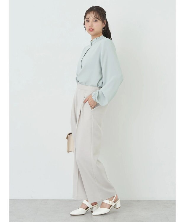 earth music&ecology ストレートパンツ Light Beige