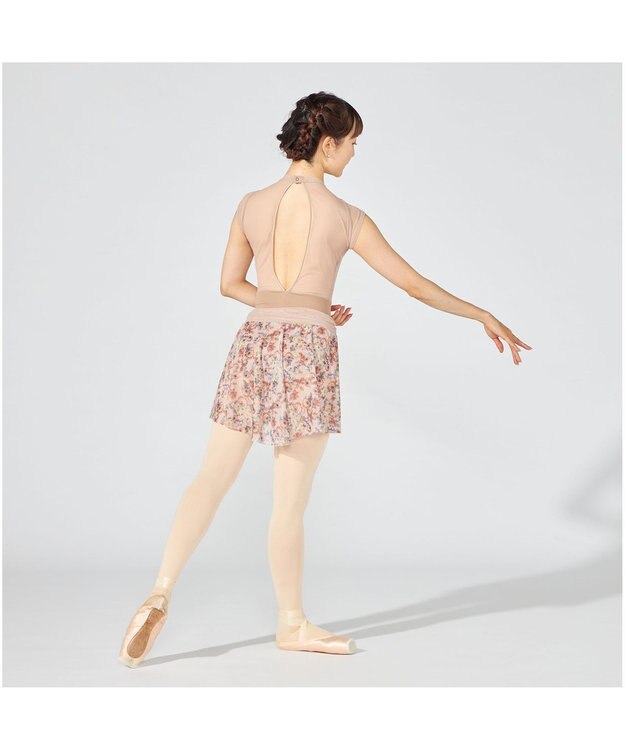 Chacott ハイネックレオタード キャメル