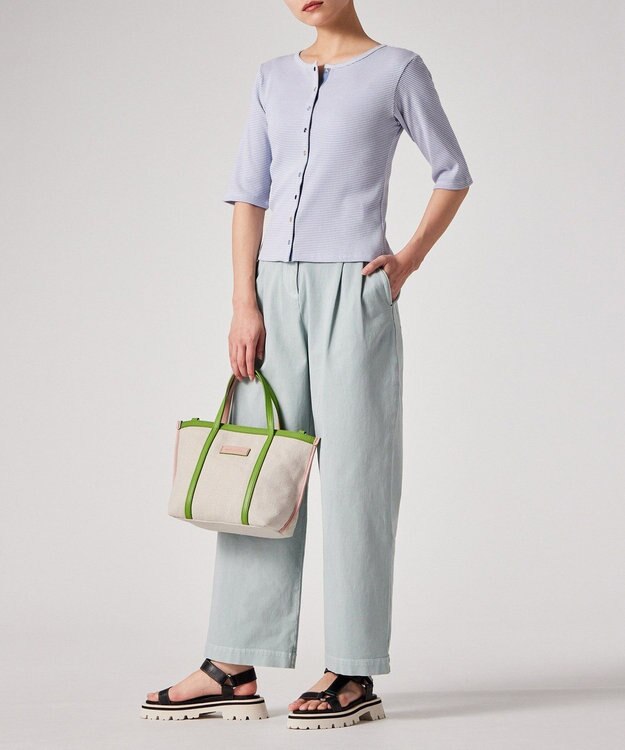 Paul Smith PSカラーミックスSS26 2WAY ミニトートバッグ エクリュ