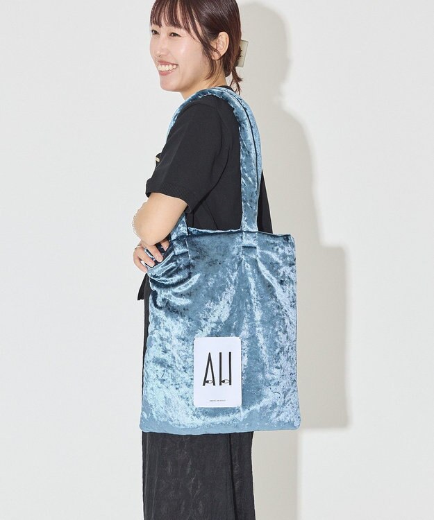 AMERICAN HOLIC 26AWパテッドホリホリトートバッグ Blue