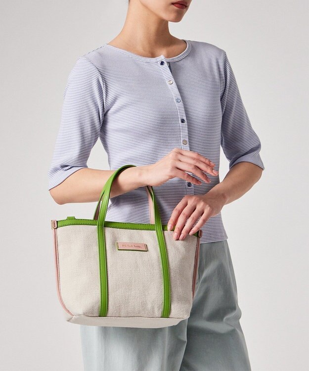 Paul Smith PSカラーミックスSS26 2WAY ミニトートバッグ エクリュ