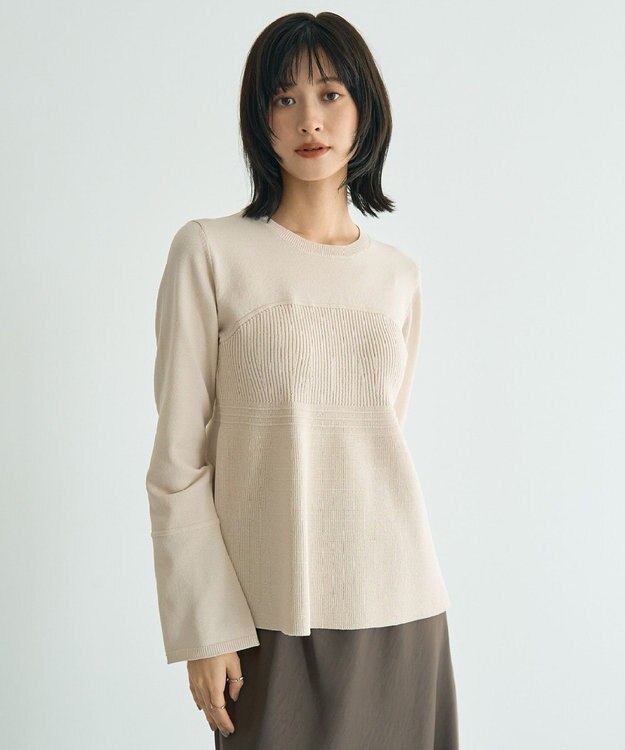 YECCA VECCA ビスチェデザインニット Black