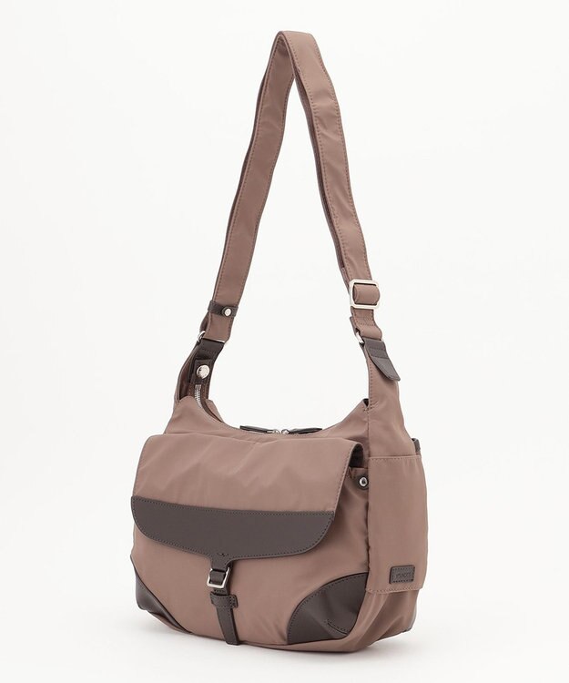 Y'SACCS ミリタリーフラップショルダー　Sサイズ チョコ