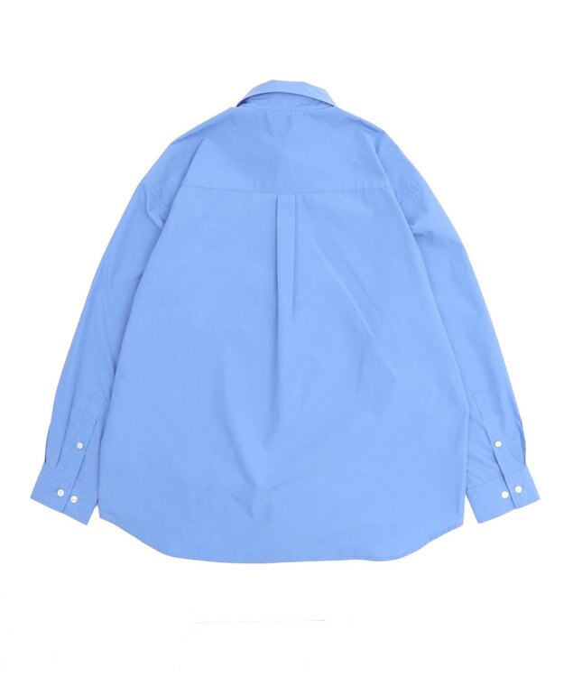 WEGO ブロードルーズシャツ ブルー
