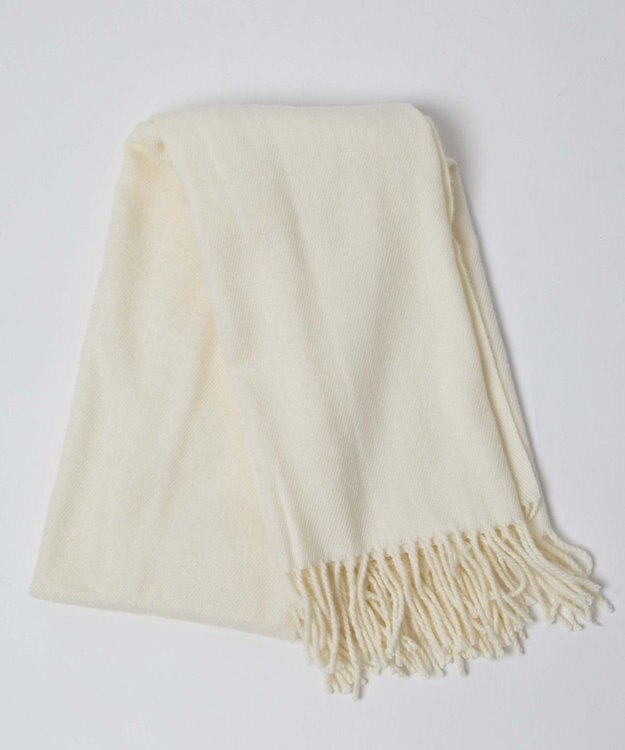 WEGO 【ユニセックス着用ITEM】大判ストール ホワイト