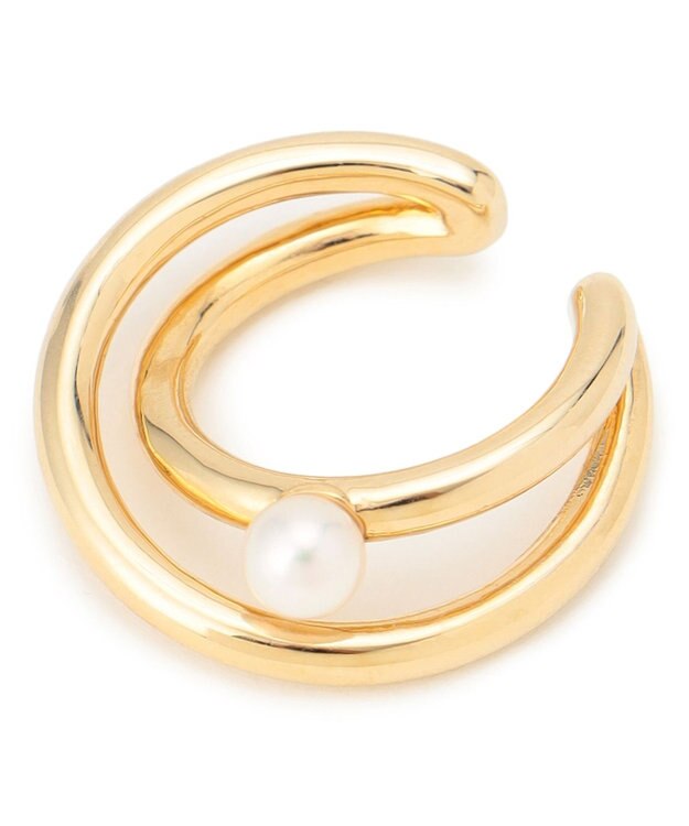 23区 アコヤパール イヤーカフ ゴールド系