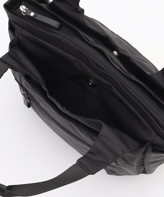 LA BAGAGERIE 【MONICA】ラウンド2WAYトートバッグ ブラック