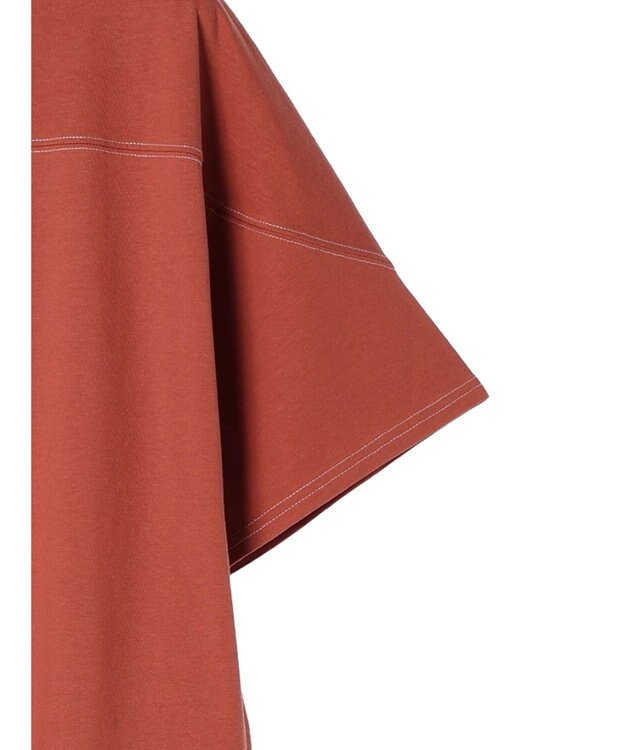 Green Parks ・ＳＵＧＡＲ　ＳＰＯＯＮ【ＣＯＯＬ】ステッチＴＥＥワンピ Orange