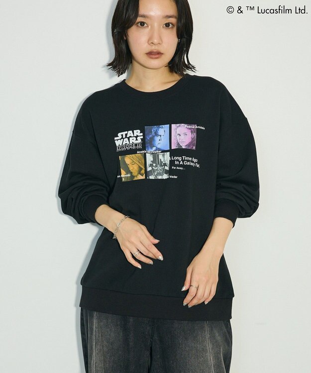 Green Parks ＳＴＡＲ　ＷＡＲＳ／プリントスウェット Black