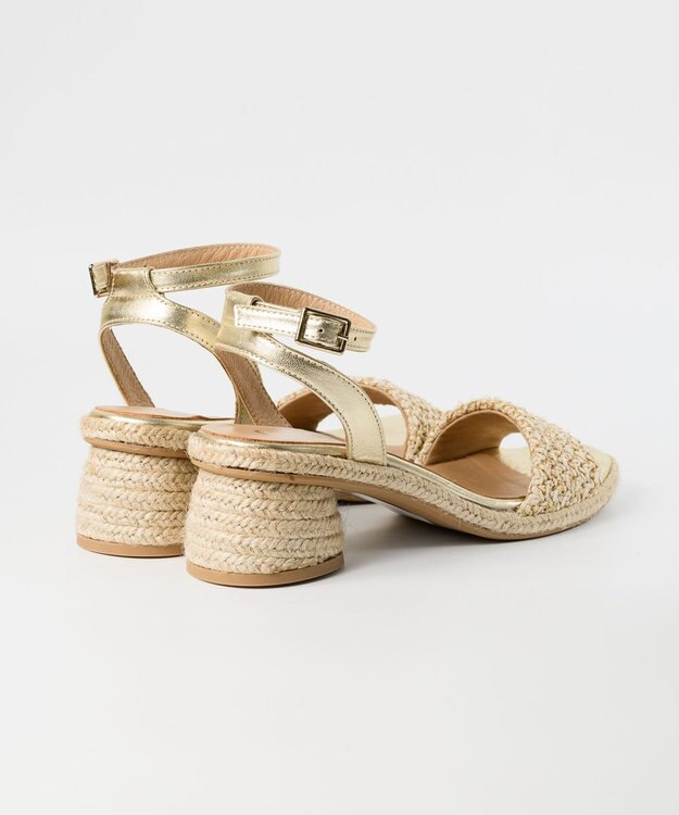 gaimo 【GAIMO/ガイモ】スクエアトゥストラップサンダル/EVONY アイボリー