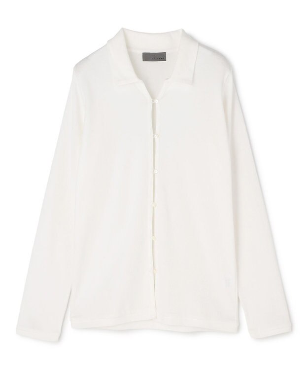 uncrave プレーンジャージー カーディガン オフ