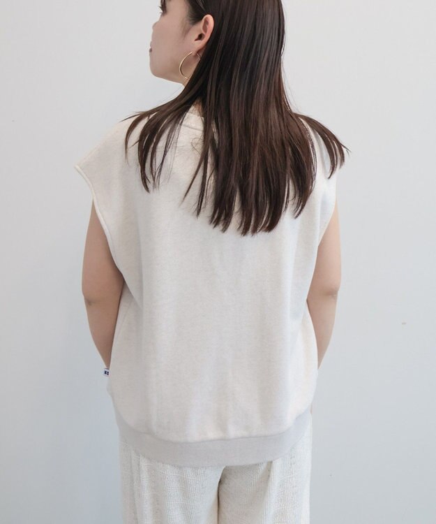 AMERICAN HOLIC 【RUSSELL】裏毛Vネックベスト Oatmeal