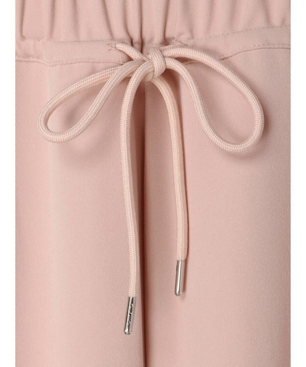 Green Parks イージーウエストセンタープレスストレートパンツ Pink