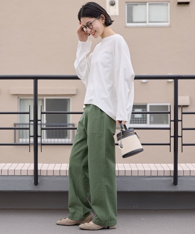 AMERICAN HOLIC ポンチコクーンカットプルオーバー Off White