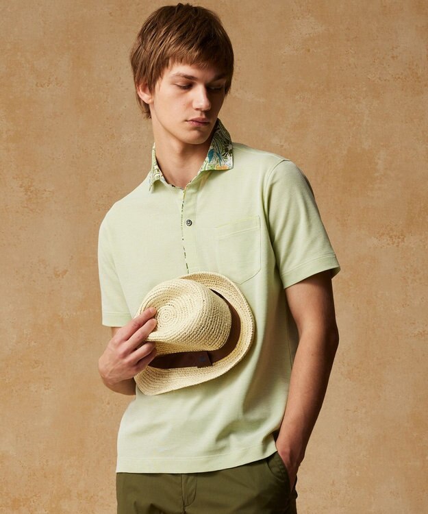 JOSEPH ABBOUD 【サイズ調整可】ラフィアメランジ ハット アイボリー系