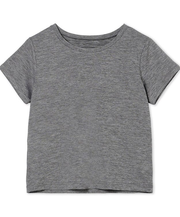 Chacott Chacott BALANCE ドライストレッチリフレクターTシャツ グレー杢