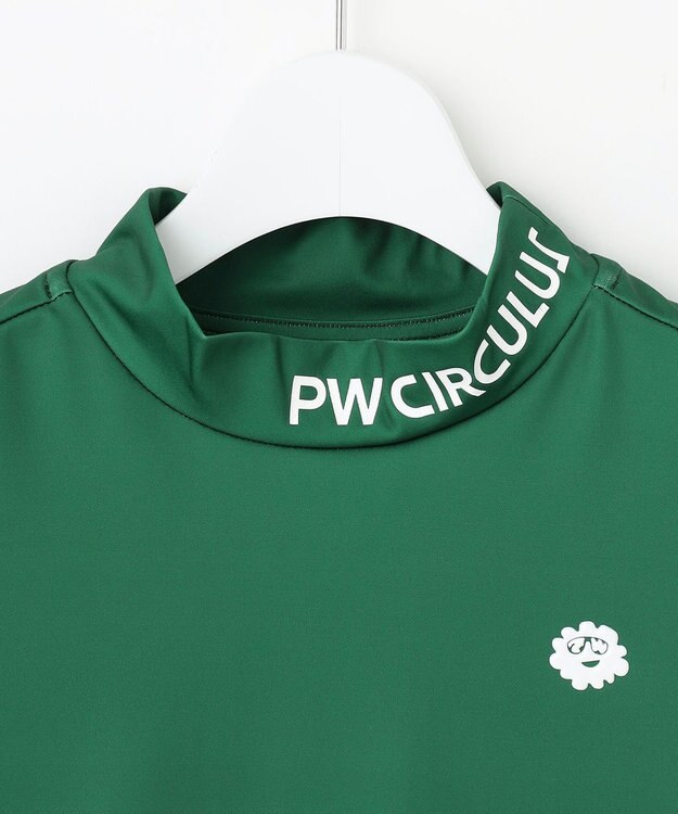 PW CIRCULUS 【UVカット / 吸水速乾 / 伸縮性抜群】【WOMEN】NEW バックメッシュモック T ゴルフウェア レディース グリーン系