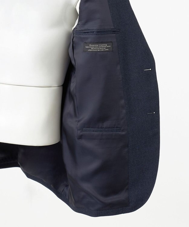 J.PRESS MEN 【ESSENTIAL CLOTHING】コンフォートフランネル スーツ/総裏 ネイビー系