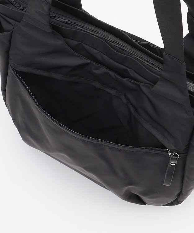 LA BAGAGERIE 【MONICA】ラウンド2WAYトートバッグ ブラック