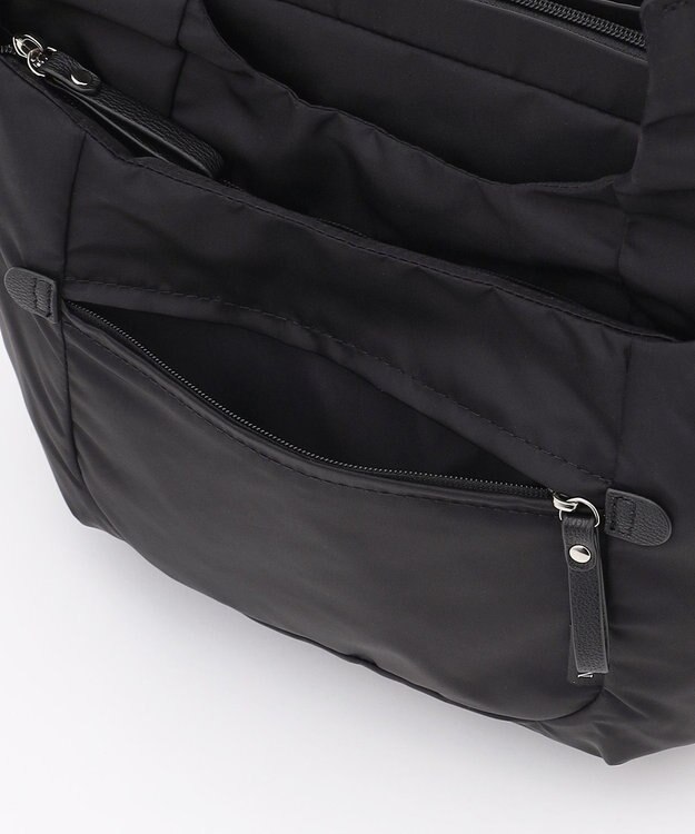 LA BAGAGERIE 【MONICA】ラウンド2WAYトートバッグ ブラック