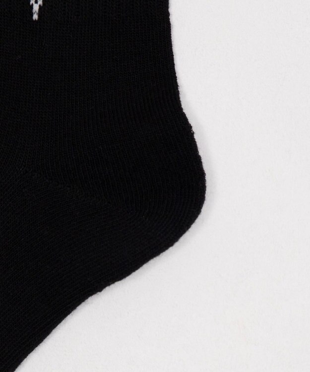 WEGO クロスロゴデザインソックス ブラック