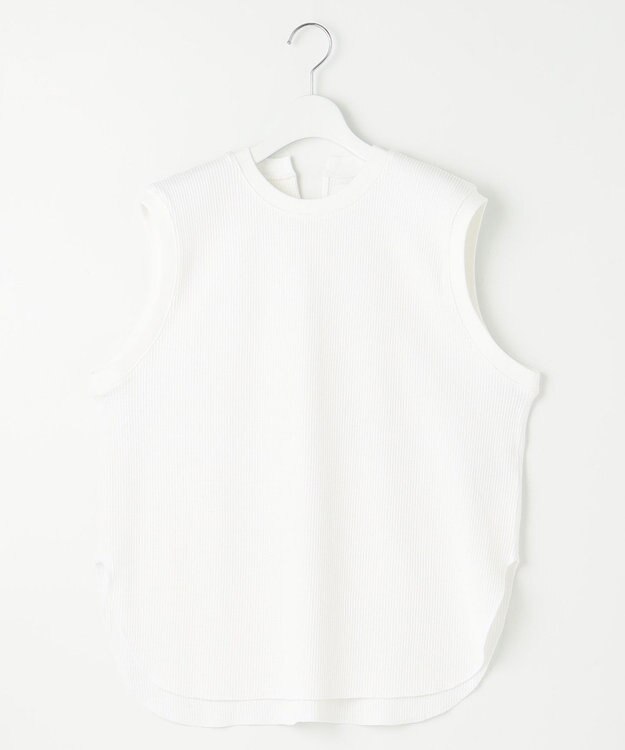 23区 【SACRA】ベアワッフル カットソー ホワイト系