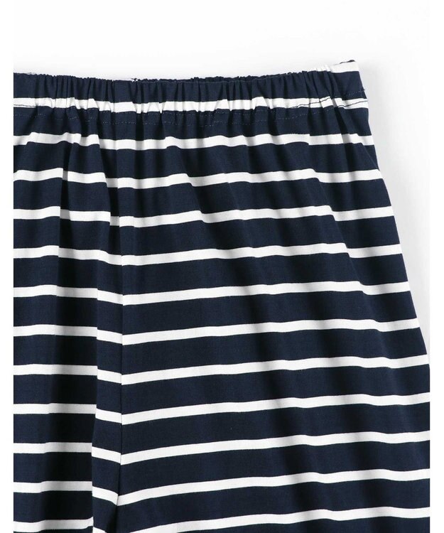 une nana cool 【綿100％】やわらか天竺ボーダー半袖パジャマ MADE WITH LIBERTY FABRIC KO