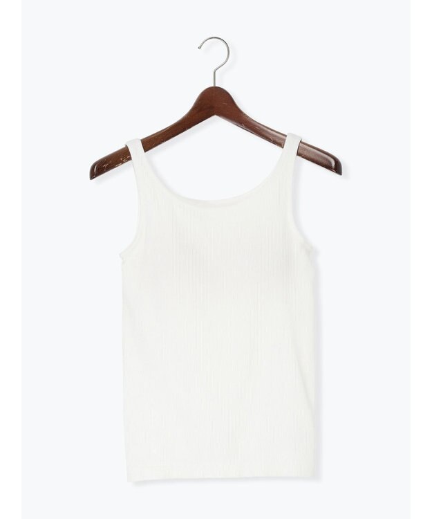 Te chichi 【接触冷感/抗菌防臭】カップ付きリブタンクトップカップ付きリブタンクトップ オフホワイト