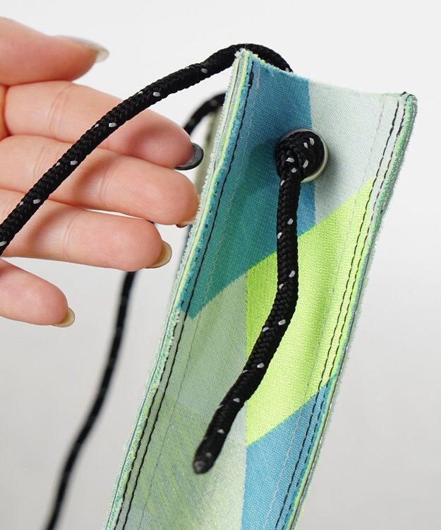 POLS MACHIKOスマホショルダー ブルー