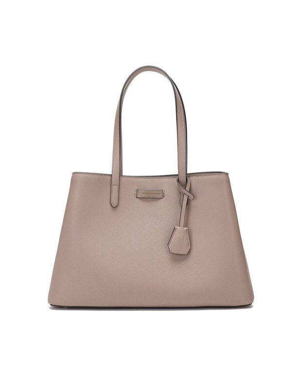 style code 【MERCURYDUO/マーキュリーデュオ】通勤、通学、リクルート両アオリポケットA4トートバッグ　キーチャーム付 オーク