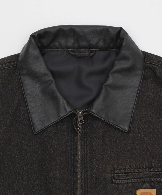 WEGO 【25年秋冬新作/MLサイズ展開】ワーカーズZIPジャケット デニムブラックソノタ