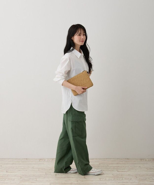 ROOTOTE 1321【オリジナル】SN.ポーチ.アルファベットスープ-キルティング-A 03：イエロークレイ