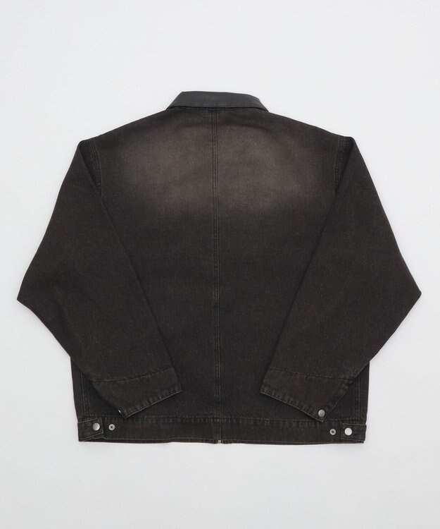 WEGO 【25年秋冬新作/MLサイズ展開】ワーカーズZIPジャケット デニムブラックソノタ