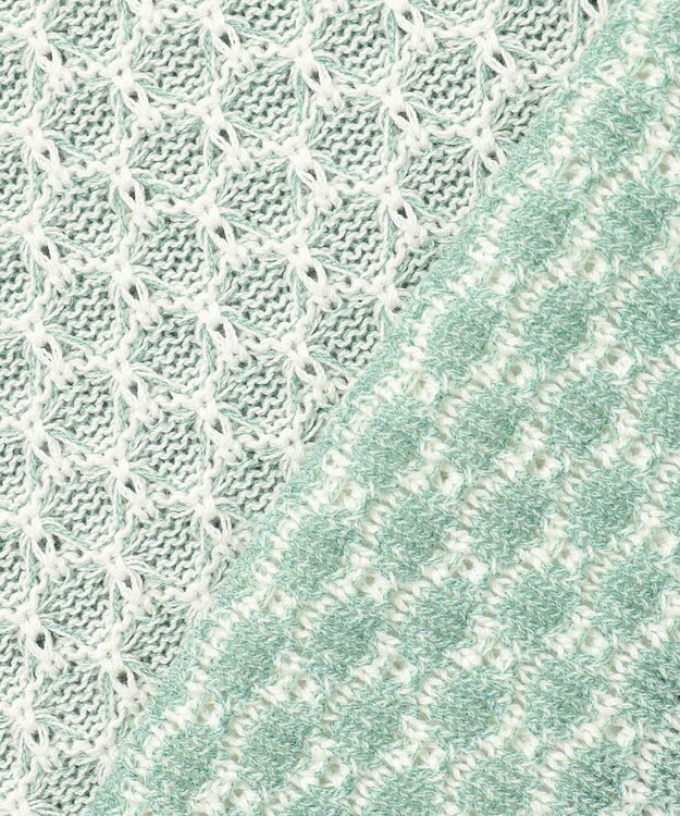 JOSEPH HOMME チャンディーガルジャガード　クルーネックニット スモーキーグリーン系