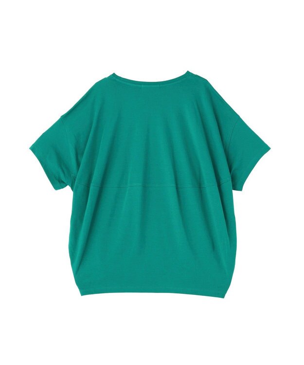 AMERICAN HOLIC 【接触冷感+UVカット】半袖コクーンカットプルオーバー Blue Green