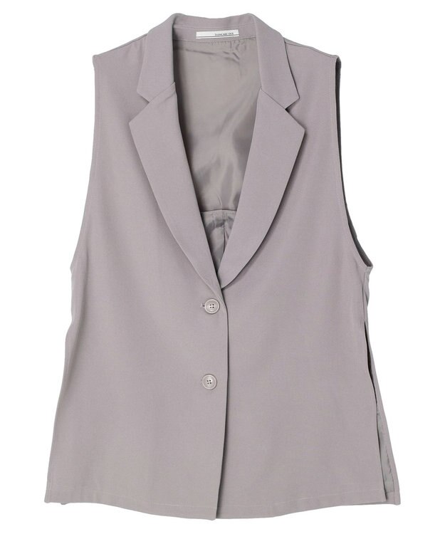 Green Parks ・ＥＬＥＮＣＡＲＥ　ＤＵＥ　バックスリットテーラーベスト Gray