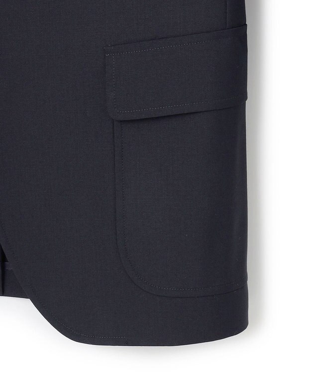 J.PRESS MEN 【定番 / 不朽の名作】ペピンメリノトロピカル 紺ブレザー / 金釦 / 背抜き / Authentic-Fit ネイビー系