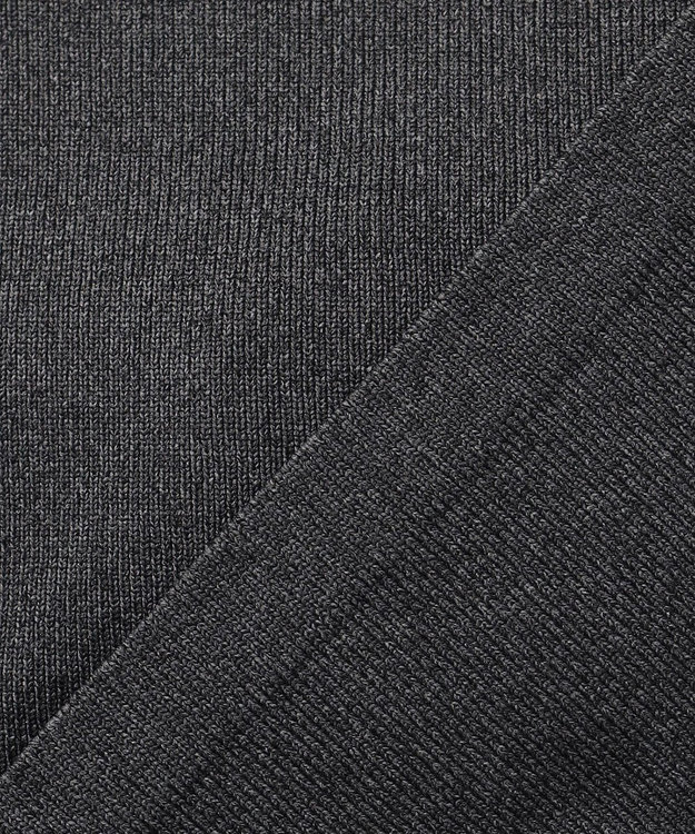 組曲 S 【組曲×setsuko sagittaire】ボンボンフラワー襟付き ニット グレー系