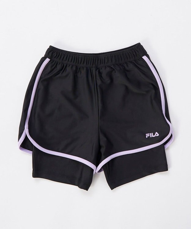 OP／FILA 【FILA】Tシャツ付きスクール水着 パープル