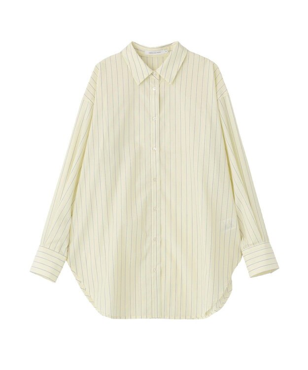 AMERICAN HOLIC 【2点セット・イージーケア】ビスチェ＋シャツ Stripe Yellow